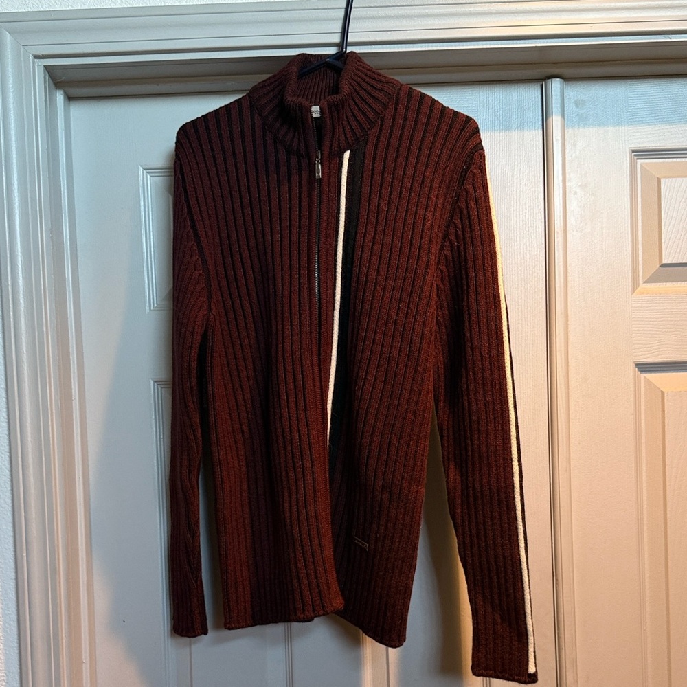 Men's Ribbed Brown Jacket